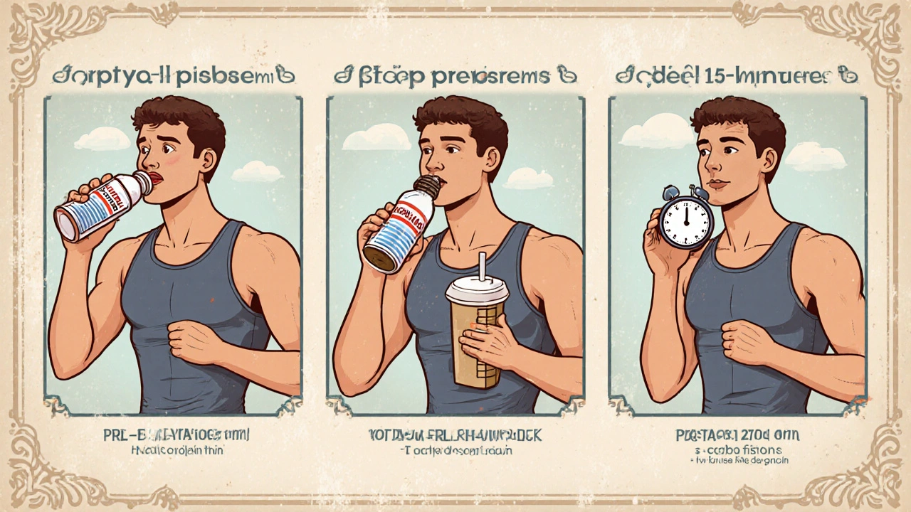 Athlète suivant un plan d&#039;hydratation avant, pendant et après l&#039;entraînement.