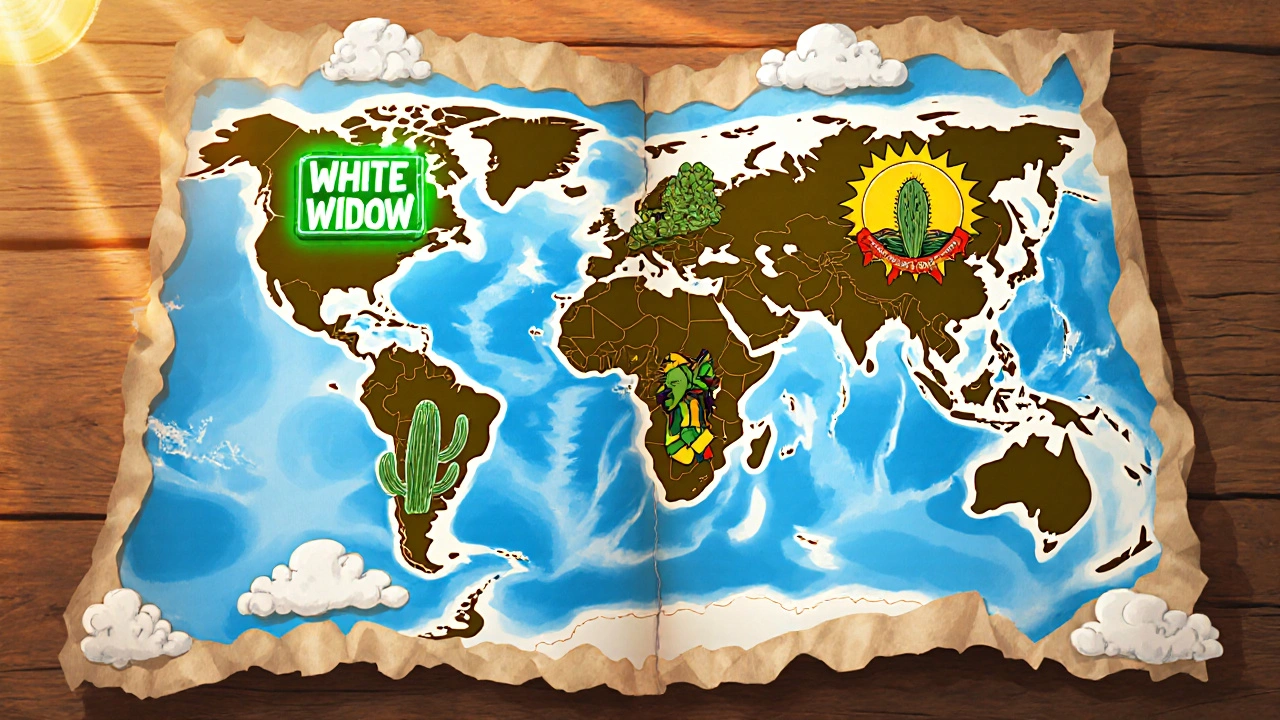 Les souches de cannabis les plus populaires selon les pays et les cultures