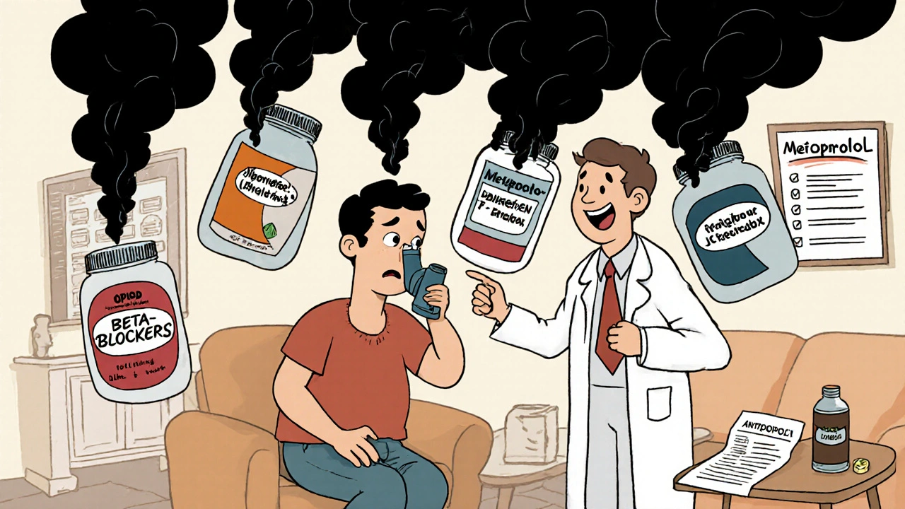 Médicaments pour l'asthme et la BPCO : interactions et risques à connaître