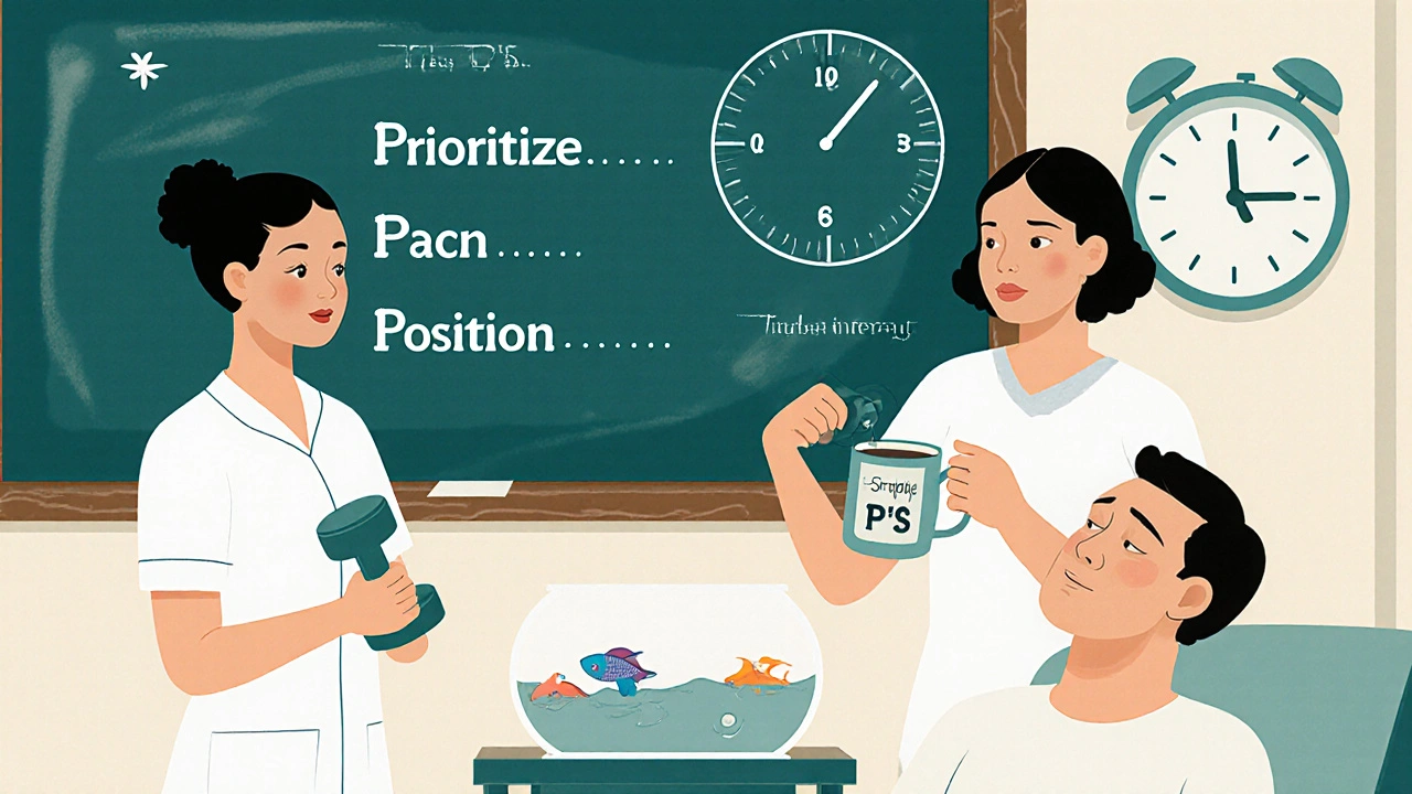 Thérapeutes aident un patient à adapter un objet du quotidien avec des outils ergonomiques et la méthode des 4 P.