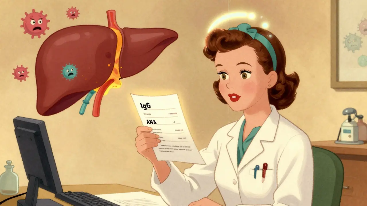 Hépatite auto-immune : diagnostic, stéroïdes et azathioprine