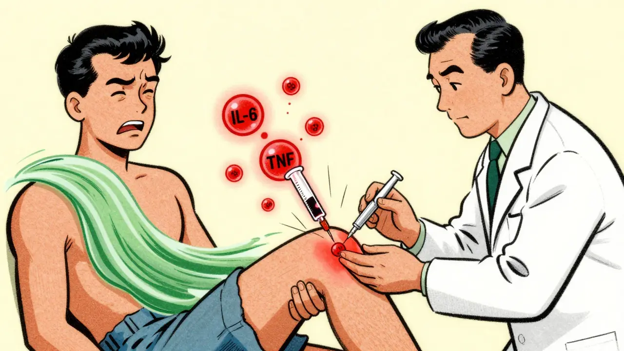 Injections de corticostéroïdes : réduction de l'inflammation articulaire et applications cliniques