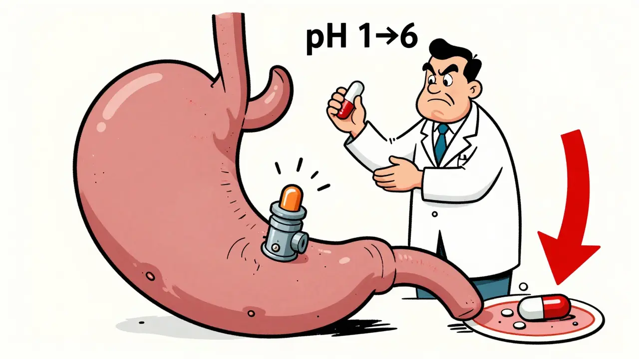 Interactions entre inhibiteurs de la pompe à protons et antifongiques : comment cela affecte l'absorption des médicaments