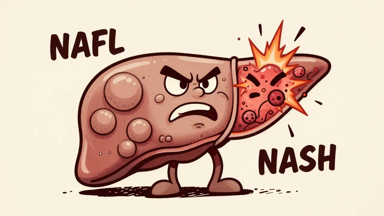 NAFLD vs. NASH : comprendre le spectre de la stéatose hépatique et le risque de fibrose