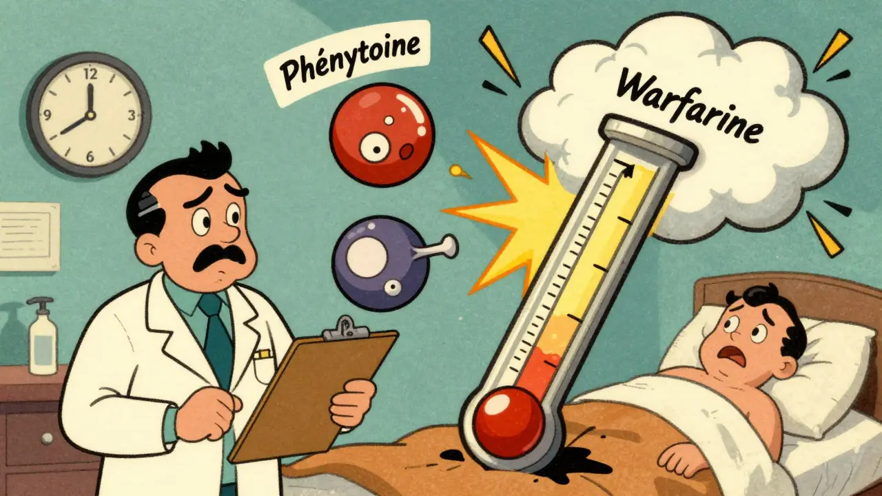 Phénytoine et Warfarine : Interactions complexes et gestion clinique