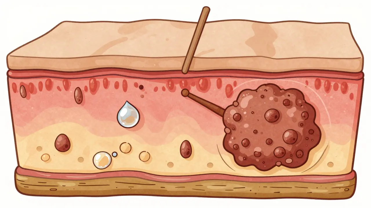 Carcinome basocellulaire vs. carcinome épidermoïde : différences clés et traitement
