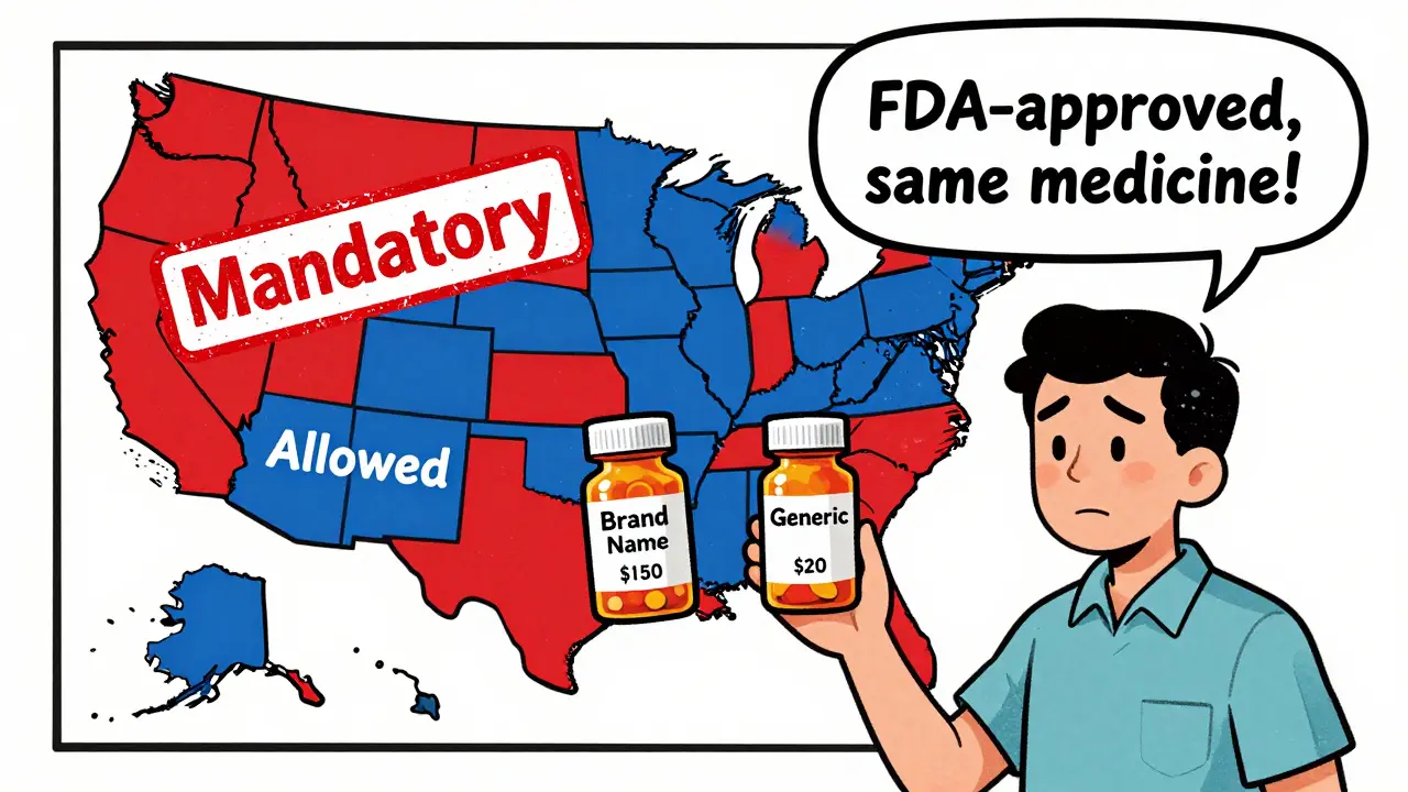 Substitution obligatoire vs substitution autorisée : différences clés entre les lois des États américains