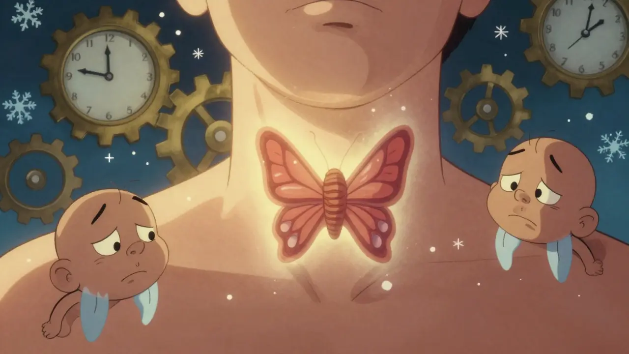 Hypothyroidisme : glande thyroïde sous-active et remplacement par la lévothyroxine