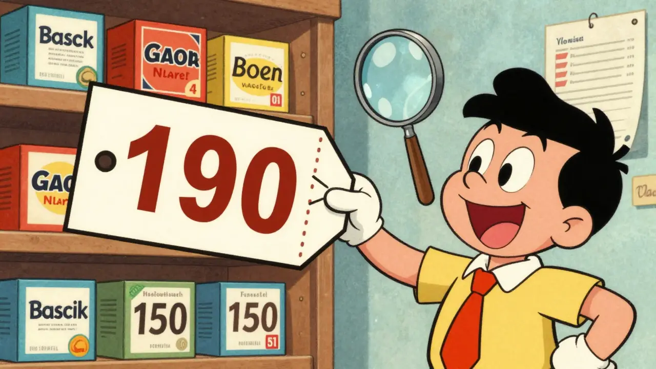 Personnage joyeux économisant grâce à un bon de réduction