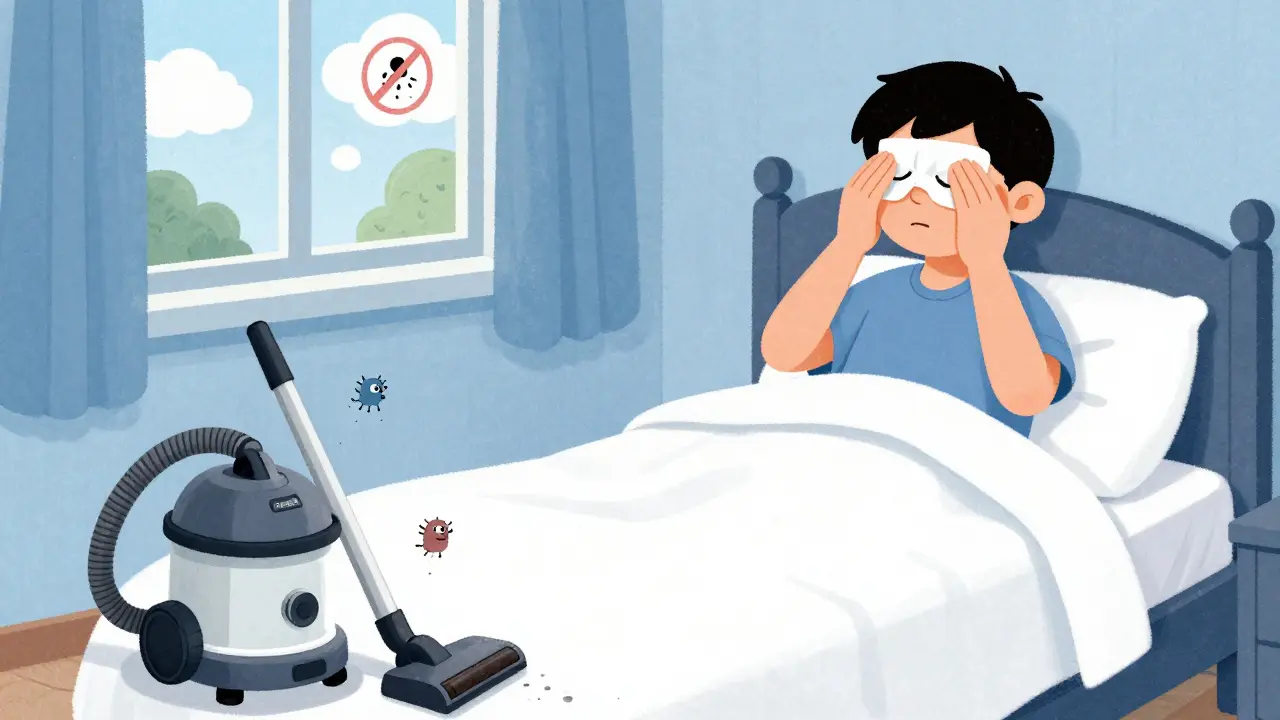 Conseils anti-allergies : compresse froide et aspirateur HEPA