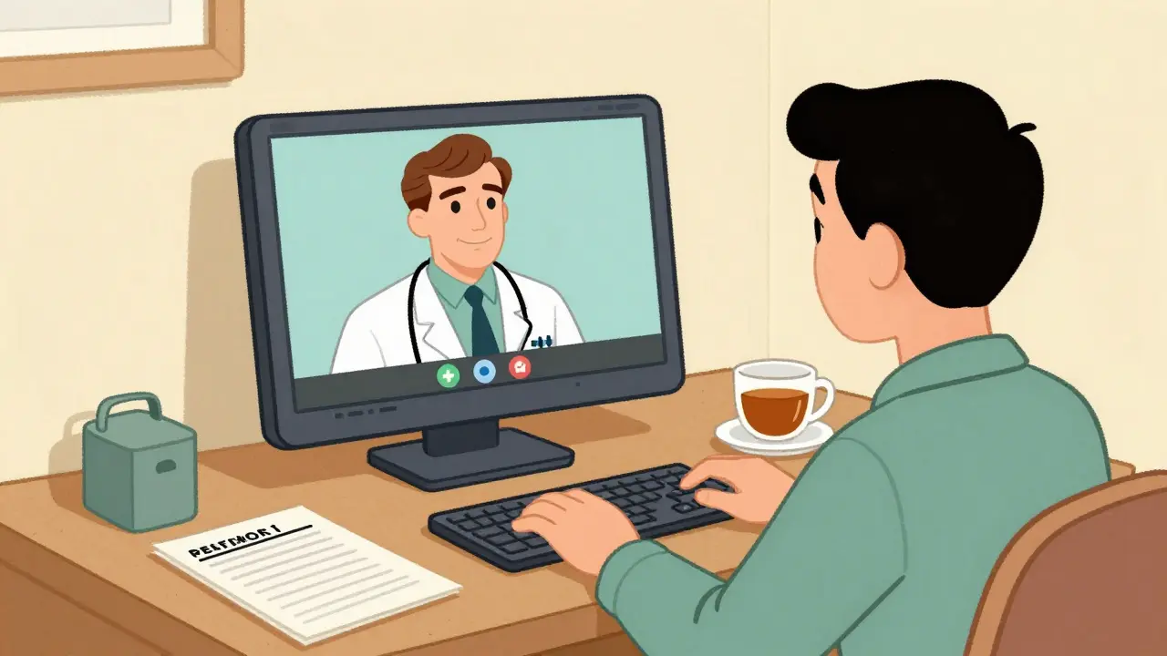 Consultation médicale en ligne pour obtenir une ordonnance